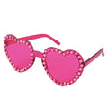 Rhinestone Pink Heart Sunglasses