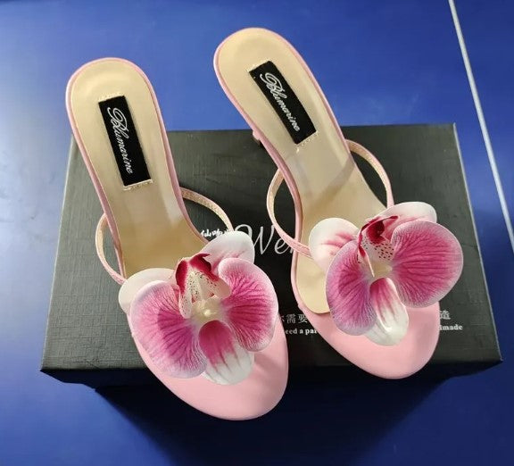 Pink Orchid Heels Sandals
