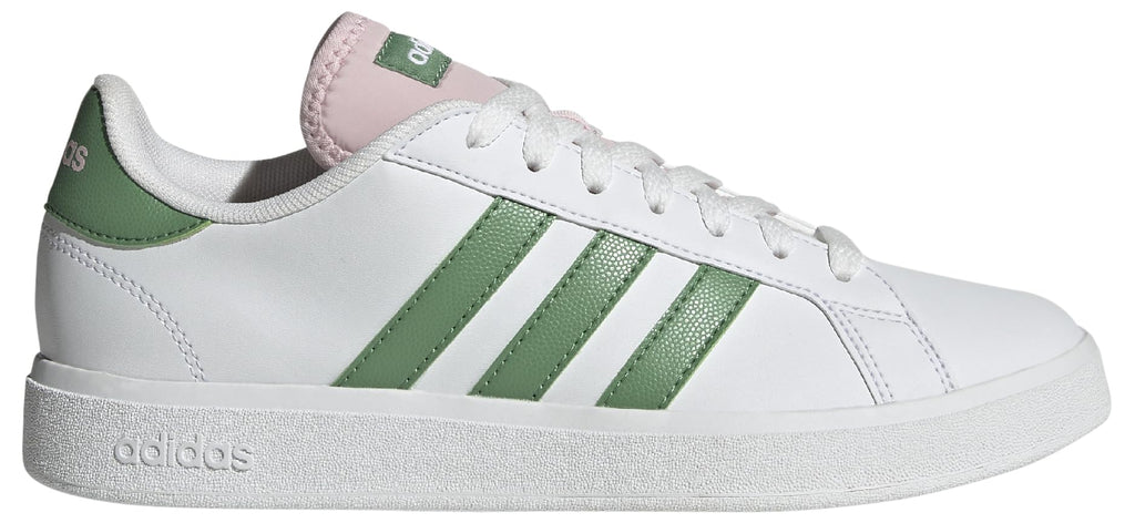 adidas Women's Low Shoes - Cloud White / Preloved Green / Clear Pink
